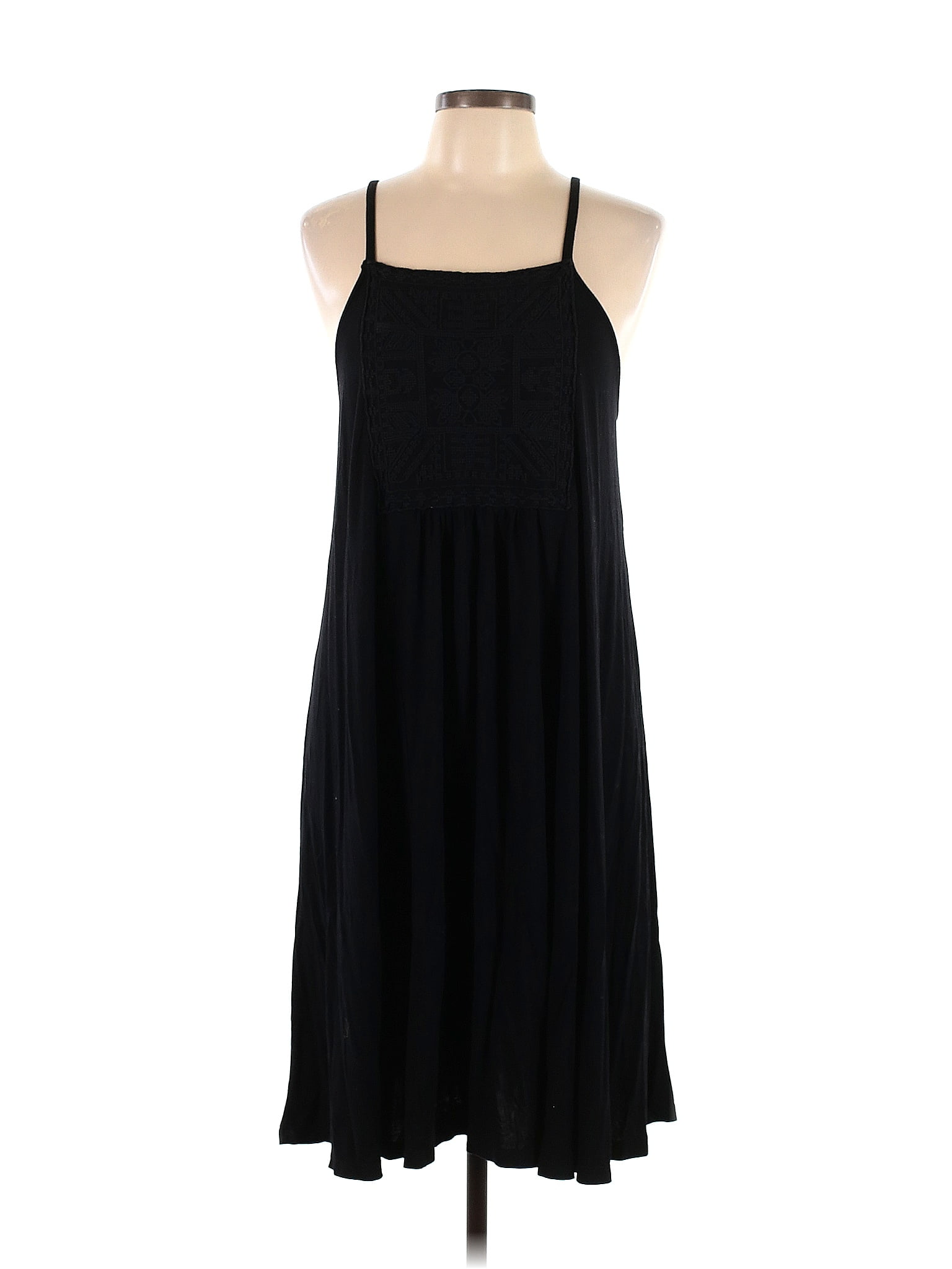 Old Navy Solid Black Cocktail Dress Size L 47 Off Thredup