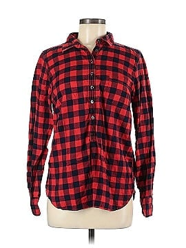 J.Crew Factory Store Long Sleeve Button-Down Shirt (view 1)