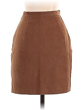 Trilogy Faux Leather Skirt (view 2)