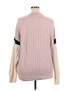 Madewell Striped Bowden Henley Sweater in Coziest Yarn (view 2)