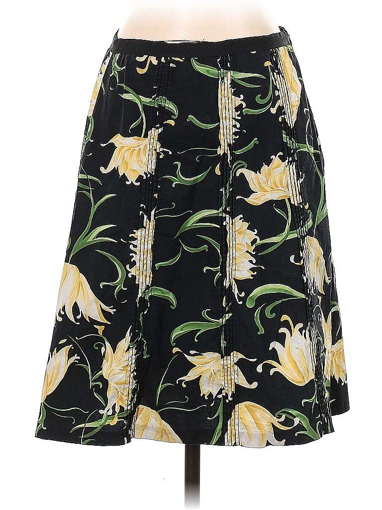 Speechless Floral Tropical Graphic Black Casual Skirt Size 3 - photo 1