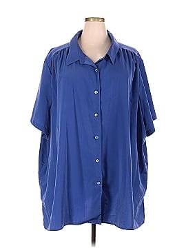 Brylane Woman Collection Short Sleeve Blouse (view 1)