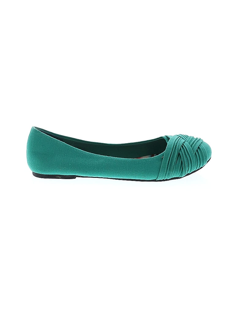 American Eagle Shoes Color Block Teal Flats Size 7 1/2 - photo 1