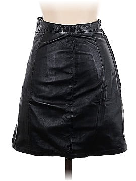 S&W Fashion Faux Leather Skirt (view 1)