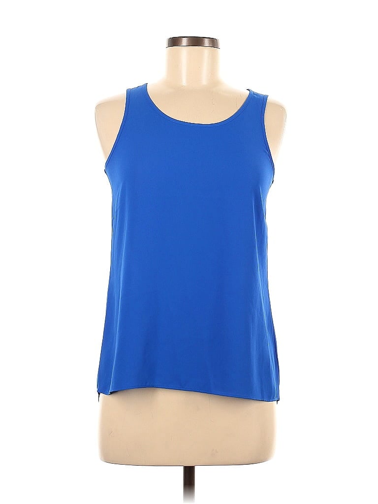 Express Outlet 100% Polyester Blue Sleeveless Blouse Size XS - photo 1