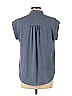 14th & Union 100% Polyester Gray Short Sleeve Blouse Size XS - photo 2