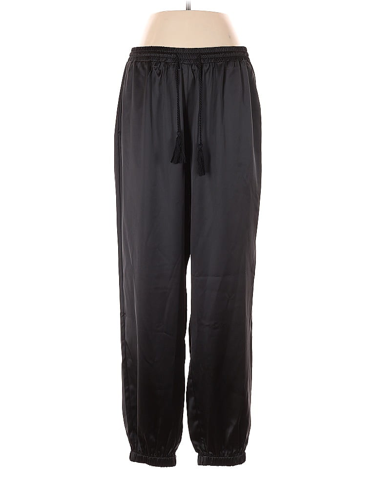 Allegra K 100% Polyester Black Casual Pants Size L - photo 1