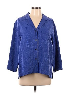 Chico's 3/4 Sleeve Silk Top (view 1)