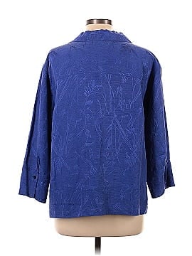 Chico's 3/4 Sleeve Silk Top (view 2)