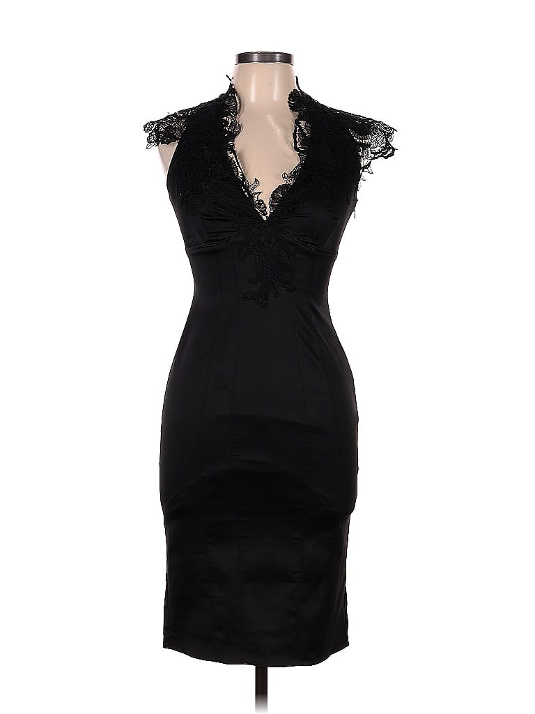 Karen Millen Black Cocktail Dress Size 6 75 off ThredUp