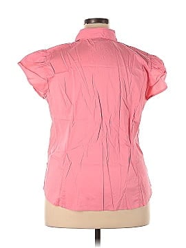 DressBarn Short Sleeve Button-Down Shirt (view 2)