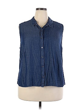 Como Vintage Sleeveless Button-Down Shirt (view 1)
