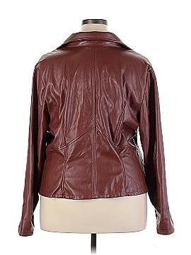 FASHION TO FIGURE Faux Leather Jacket (view 2)