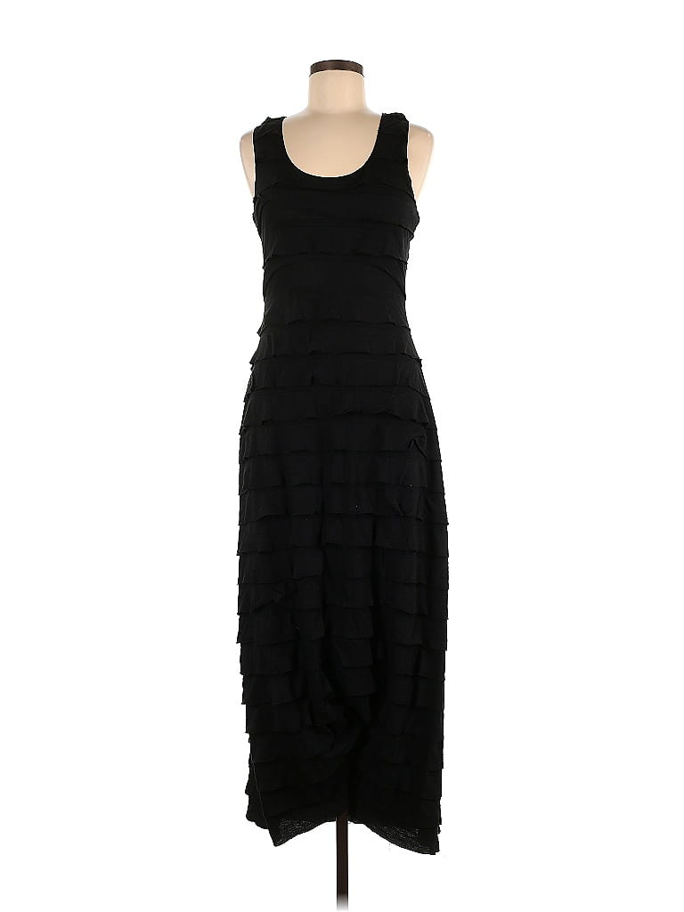 Robe Cocktail Noire Max Studio En Soie - Taille S, Taille Empire, Neuve Sans étiquette