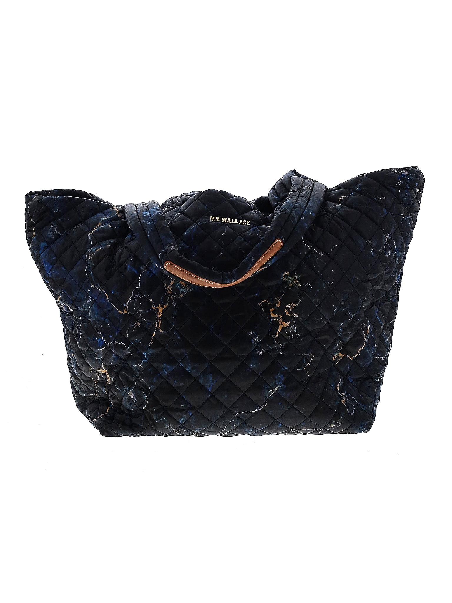 MZ Wallace Acid Wash Print Argyle Blue Tote One Size 62 off ThredUp