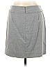 J.Crew Solid Gray Wool Skirt Size 8 - photo 2