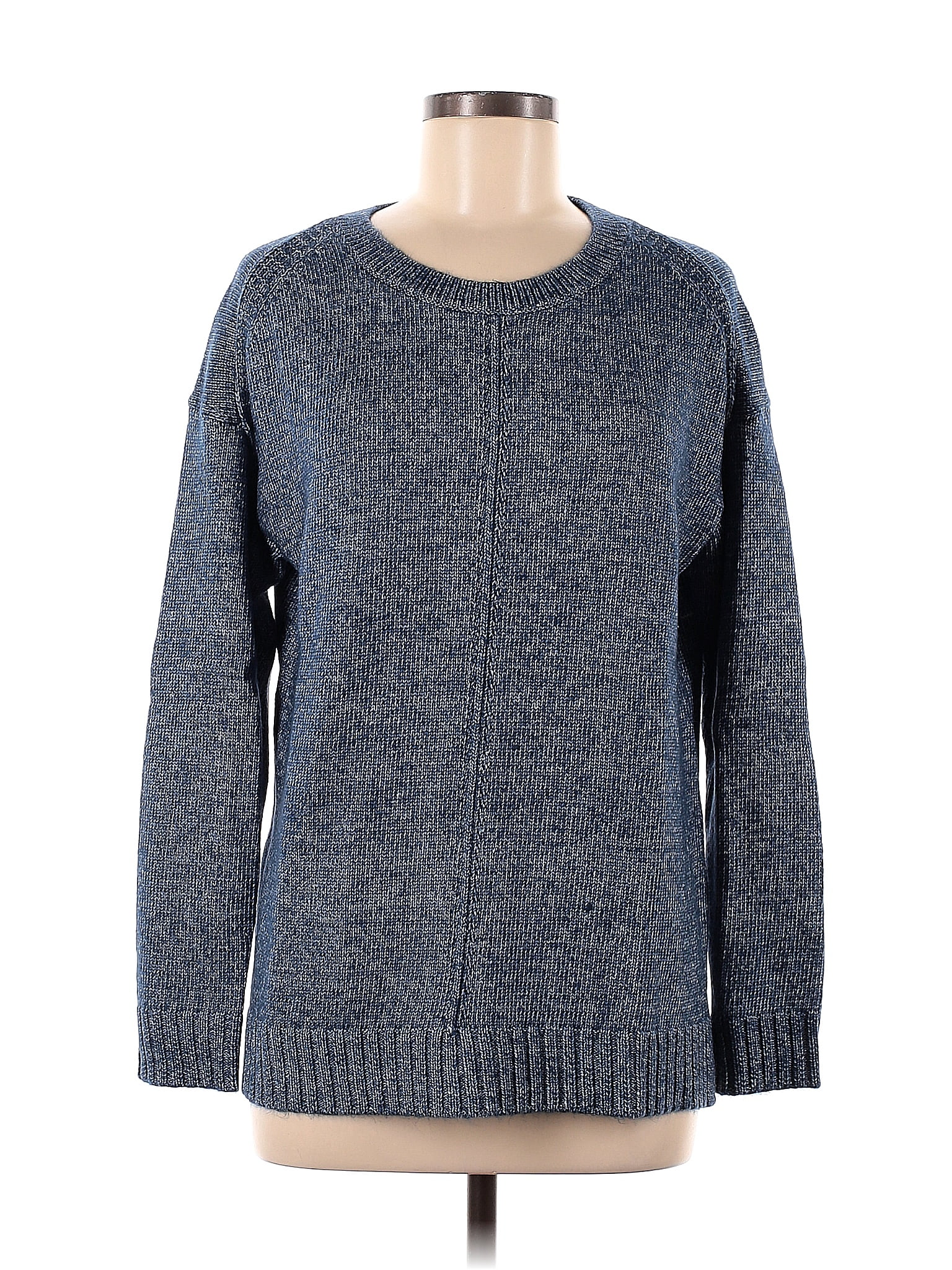 Talbots Marled Blue Pullover Sweater Size M - 75% off | ThredUp