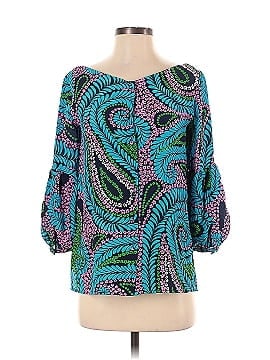 Lilly Pulitzer 3/4 Sleeve Silk Top (view 1)