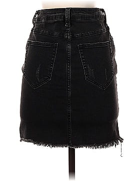 Risen Denim Skirt (view 2)