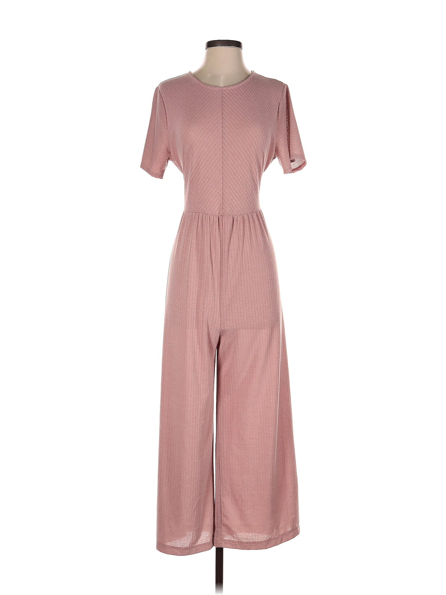 Piper & Scoot Solid Pink Jumpsuit Size M - 73% off | ThredUp