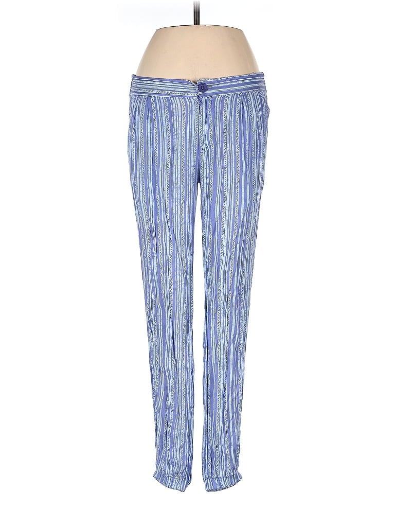 RVCA 100% Rayon Stripes Blue Casual Pants Size XS - photo 1