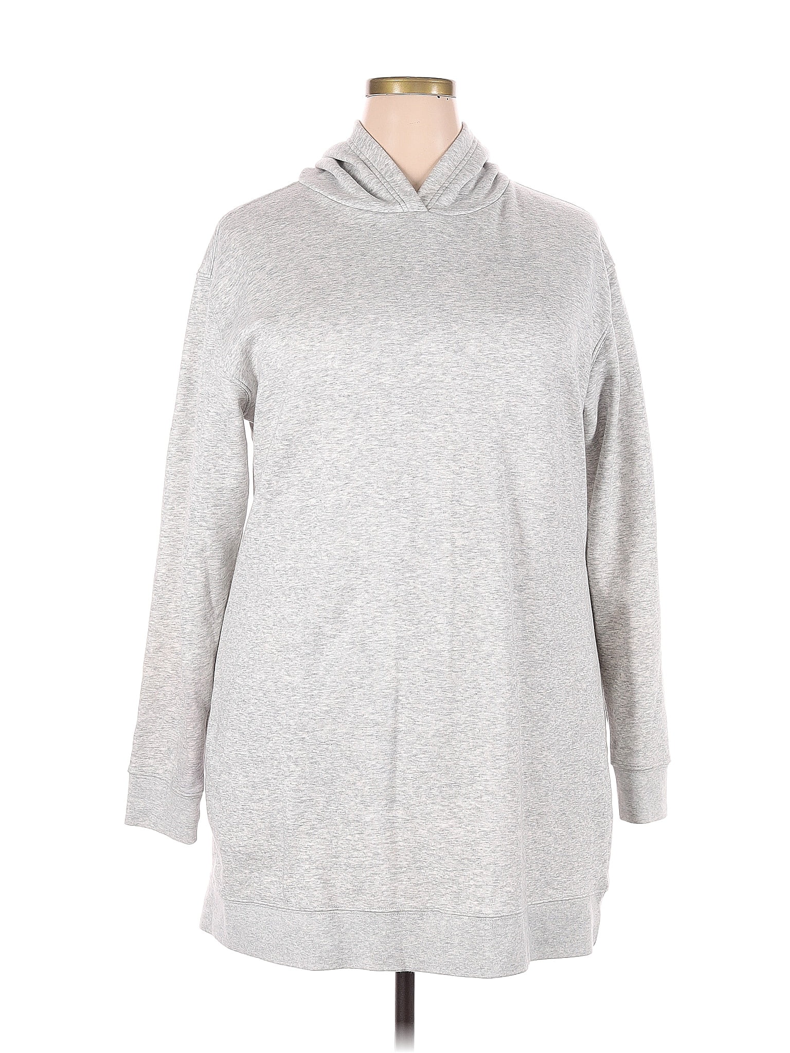 Fabletics Silver Pullover Hoodie Size XXL - 56% off | ThredUp