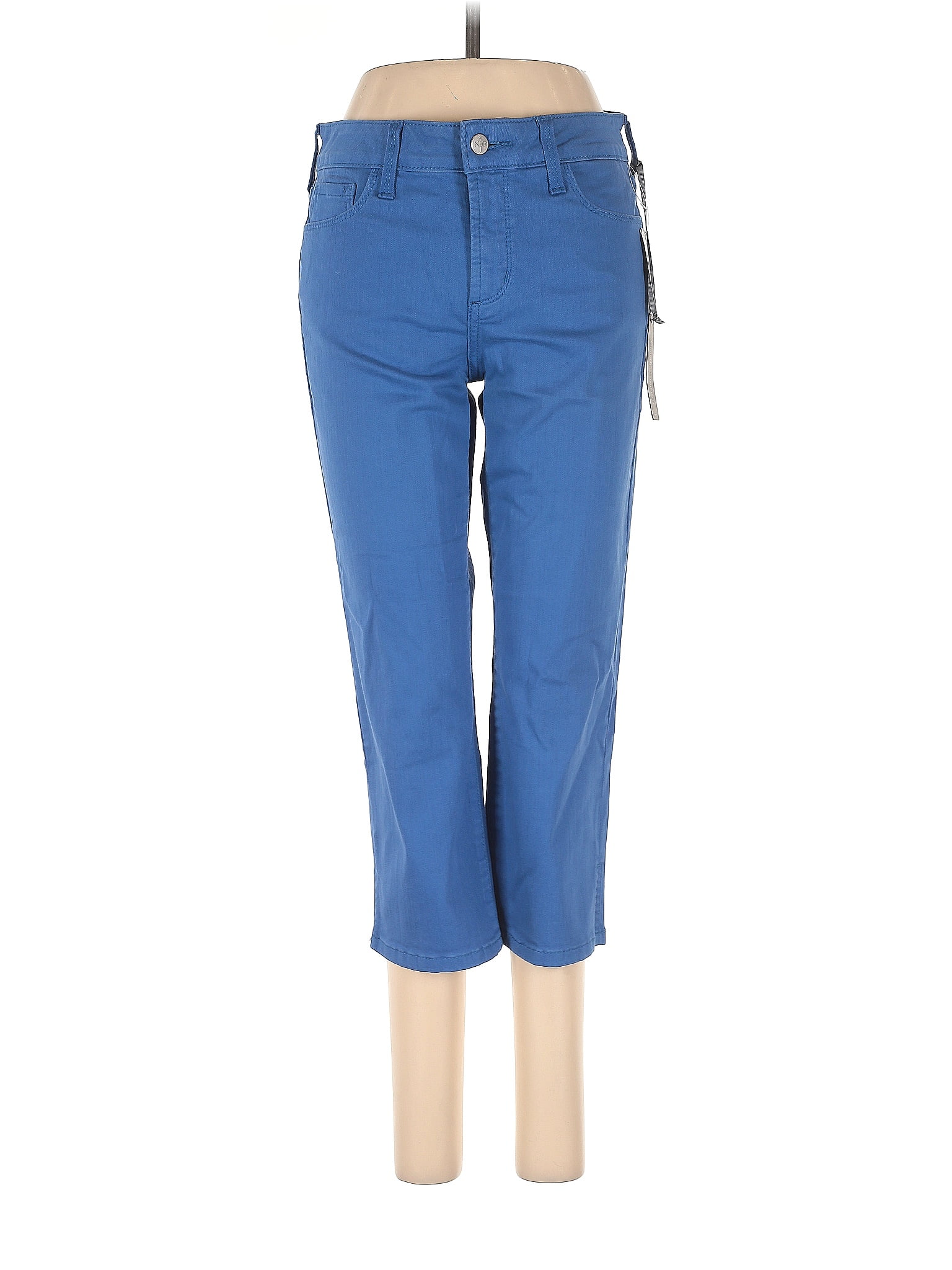 NYDJ Color Block Solid Blue Jeans Size 2 - 75% off | ThredUp