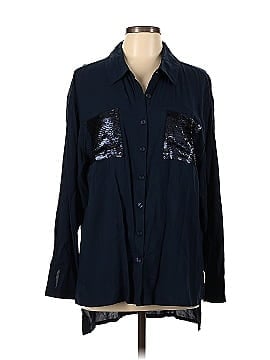 G by Giuliana Rancic Long Sleeve Button-Down Shirt (view 1)