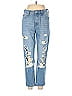 Windsor 100% Cotton Hearts Stars Graphic Blue Jeans Size 5 - photo 1