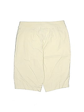 So Slimming by Chico's Khaki Shorts (view 2)