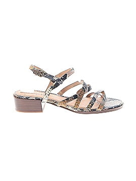 Madewell The Lori Sandal in Snake Embossed Leather (view 1)