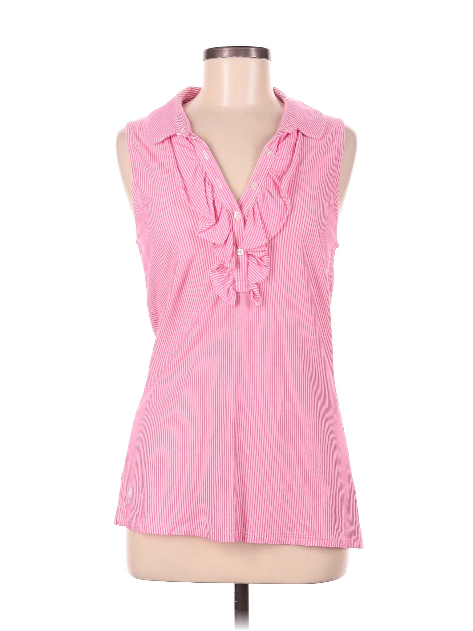 Lilly Pulitzer Pink Sleeveless Blouse Size M 69 Off Thredup