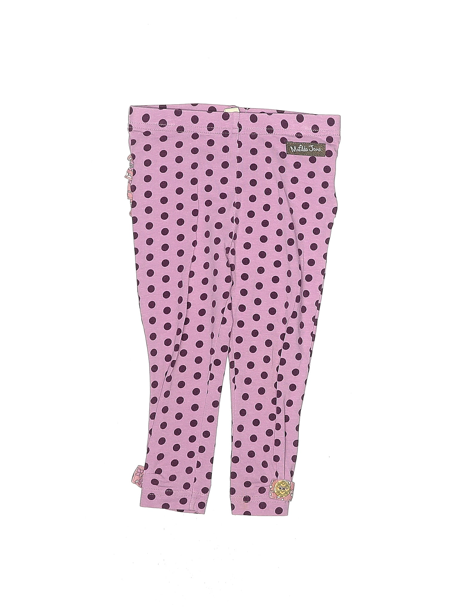 Matilda Jane Tortoise Hearts Polka Dots Pink Casual Pants Size 18-24 mo ...