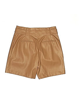 Ann Taylor Faux Leather Shorts (view 2)
