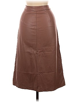 prologue Faux Leather Skirt (view 2)