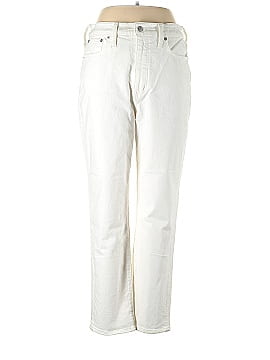 Madewell The High-Rise Perfect Vintage Jean in Tile White (view 1)