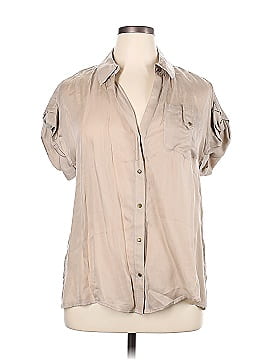 Diane von Furstenberg Short Sleeve Button-Down Shirt (view 1)