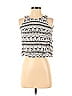 H&M Loves Coachella 100% Viscose Ivory Sleeveless Blouse Size 2 - photo 1