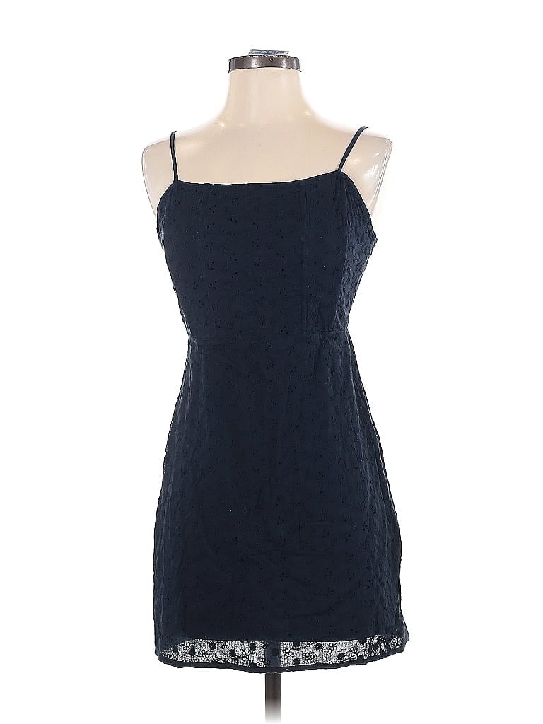 Lottie Moss 100% Cotton Jacquard Blue Cocktail Dress Size S - 65% off ...