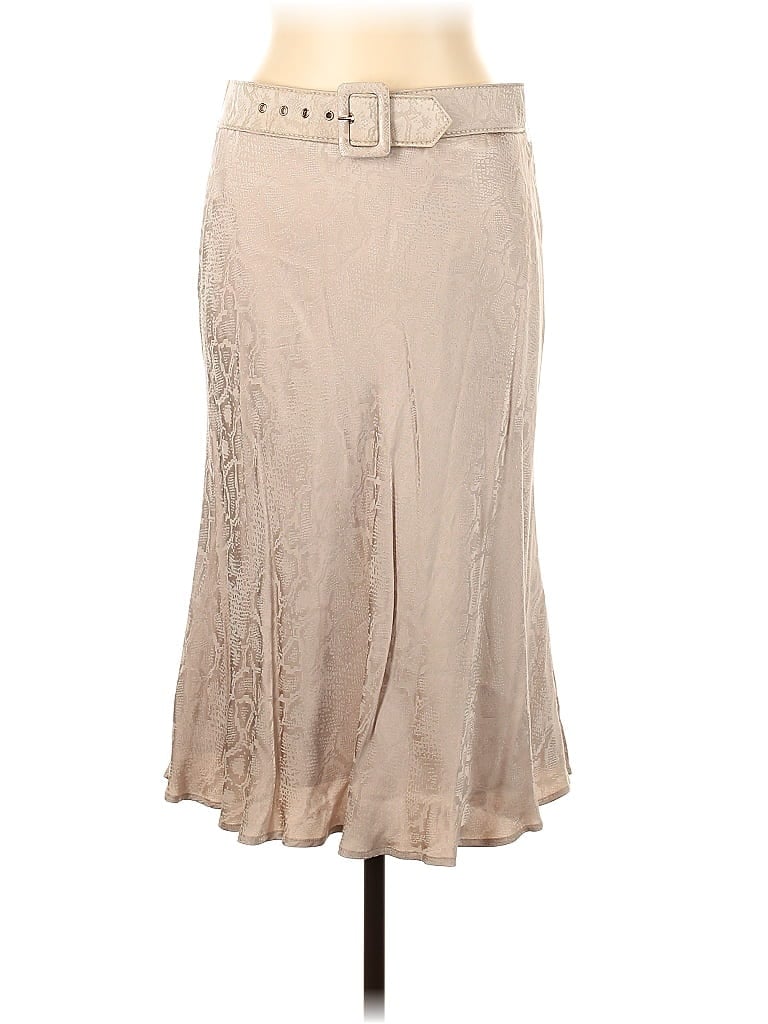 Alex Marie 100% Rayon Tan Casual Skirt Size 10 - photo 1