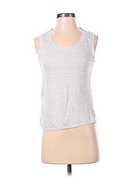 Athleta Linen Striped Ruched Tank (view 1)