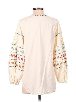 Madewell Embroidered-Sleeve Popover Top (view 2)
