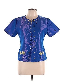 Wild Orchid Short Sleeve Blouse (view 1)