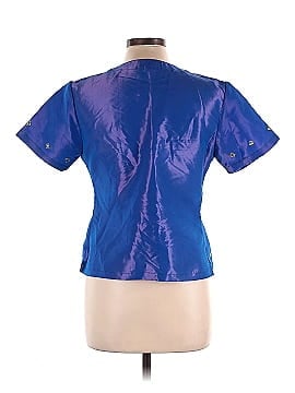 Wild Orchid Short Sleeve Blouse (view 2)