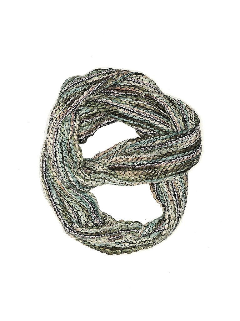 Feelgoodz 100% Acrylic Tweed Green Scarf One size - photo 1