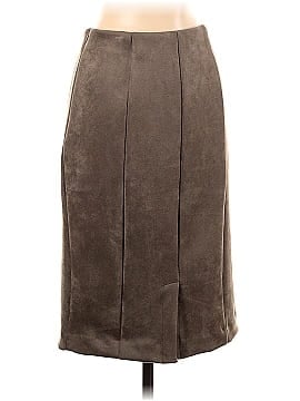 Allie Rose Faux Leather Skirt (view 2)