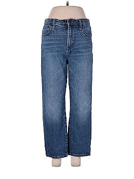 Madewell Petite Classic Straight Jeans in Fawn Wash (view 1)