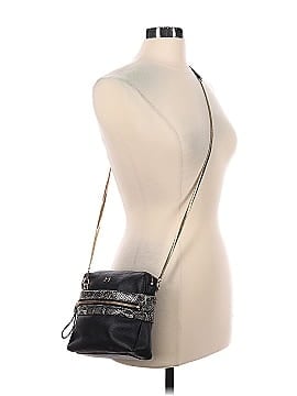 H By Halston Leather Crossbody Bag (view 2)