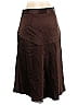 Banana Republic 100% Silk Solid Tortoise Brown Casual Skirt Size 0 - photo 2