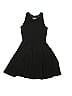 Un Deux Trois 100% Polyester Solid Tortoise Black Dress Size 10 - photo 1